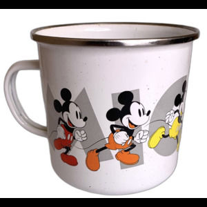 Mickey Mouse Disney Pride 21 oz. Enamel Camper Mug Colorful Retro Look